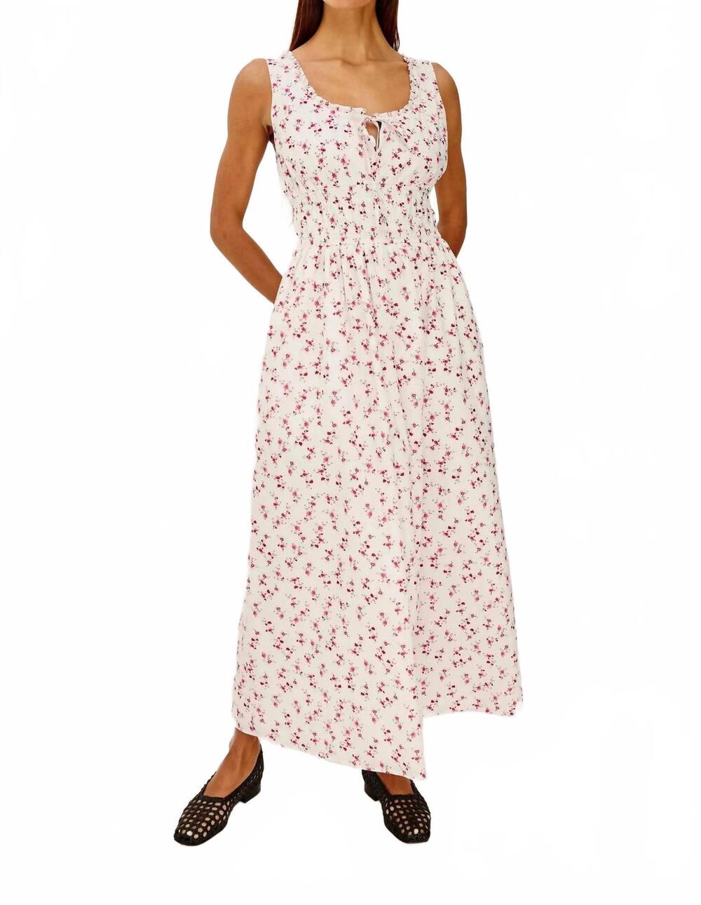 NEW RAILS jordie midi dress in rouge romantic
